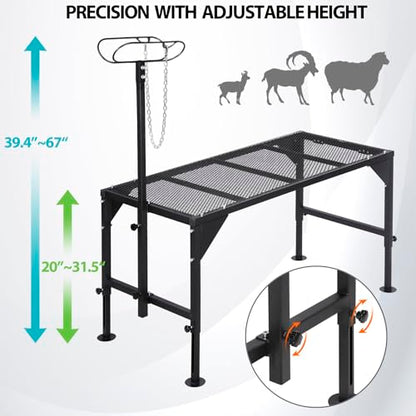 Metal Livestock Stand, Sheep Livestock Stand 50“ x 22.8" - size: 50“ x 22.8"