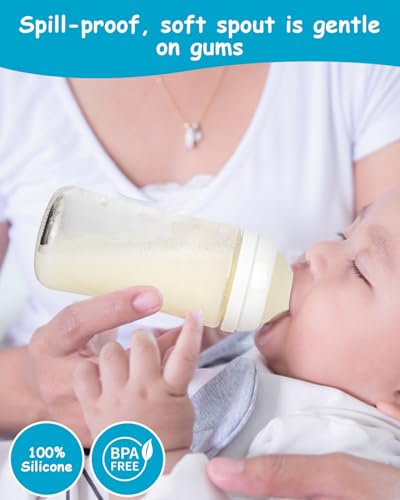 Silicone Nipple for Pigeon Baby Bottle, Size M, Medium Flow, 3m+, 6 Count - color: 3 months +, M, 6 Count