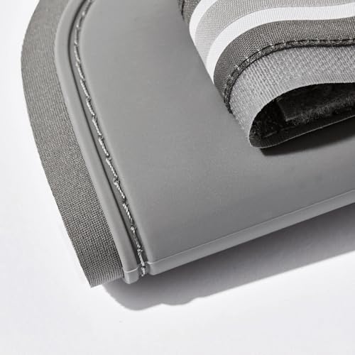 HORZE Adepto Open Front Tendon Boots | Durable Shell with Neoprene Lining - Steel Grey - Cob - color: Steel Grey, size: Cob