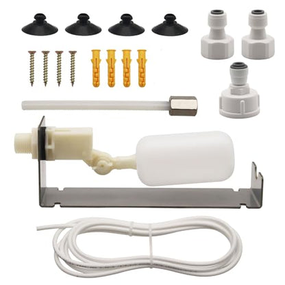 Auto Water Fountain Fill System Float Valve Kit Adjustable Arm Outdoor