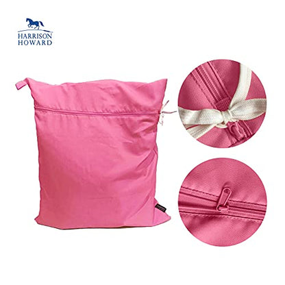 Harrison Howard Pet Washing Bag Dog Cat Horse Hair Laundry Bag for Rug Sheet Boots Pets Laundry Helper Pastel Pink - color: Pastel Pink
