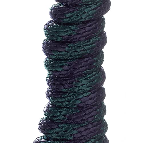 Equinavia Stella 8' Lead Rope with Snap Buckle - Navy/Hunter Green - One Size - color: Navy/Hunter Green