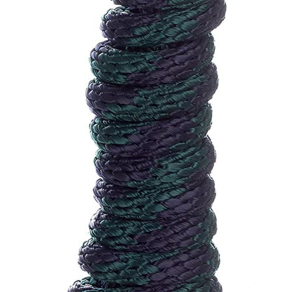 Equinavia Stella 8' Lead Rope with Snap Buckle - Navy/Hunter Green - One Size - color: Navy/Hunter Green