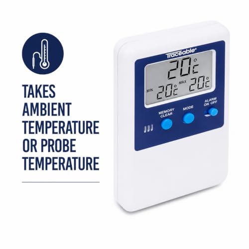 Traceable® Digital Thermometers with Calibration (Bottle Probe) - size: Bottle Probe