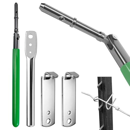 1 Set (4 Pcs) Fence Wire Twister, for Securing T/U/Y/Round-Posts Clips