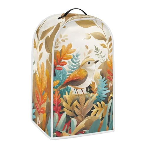 Appliance Dust Cover with Hook Comfortable & Anti Water Protective Cover Stand Blender Cover Fashion Blender Cover Bird Print - color: Bird Print