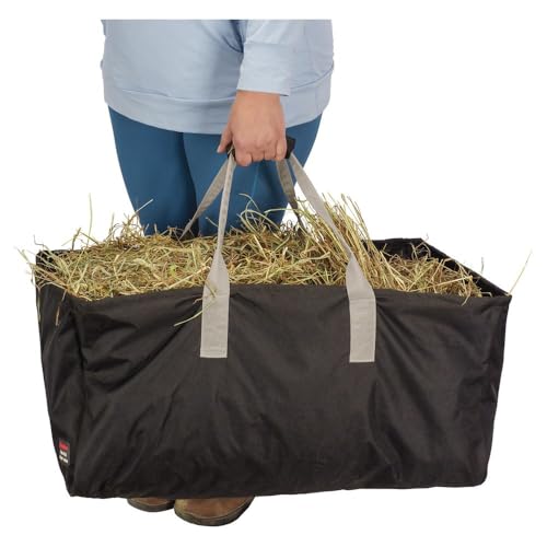 Schneiders Horseman's Large Utility Tote II | Heavy-Duty 600D Polyester | Rigid Metal Frame | Collapsible Design | Ideal for Tack, Hay, and Stable Supplies | Color Burgundy/Silver