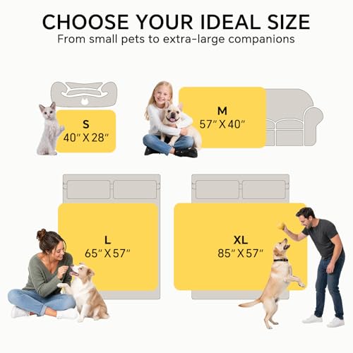 Luciphia Waterproof Dog Blanket, Reversible Fleece & Sherpa, Couch Cover - color: Mint Green, size: Medium (57x40 inch)