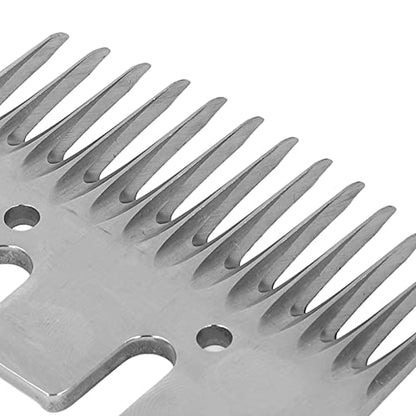 Sheep Shears Blade, Straight 13 Tooth Electric Wool Cutter Blade, Goat Clipper Scissor for Thick Fur Alpaca Wool Clippers Replacement Set