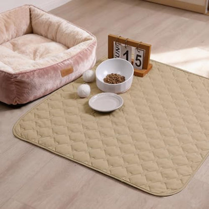 gogobunny Waterproof Armchair Covers for Pets, Anti Hair and Easy Care - color: Dark Beige, size: 30x30 Inch (Pack of 1)