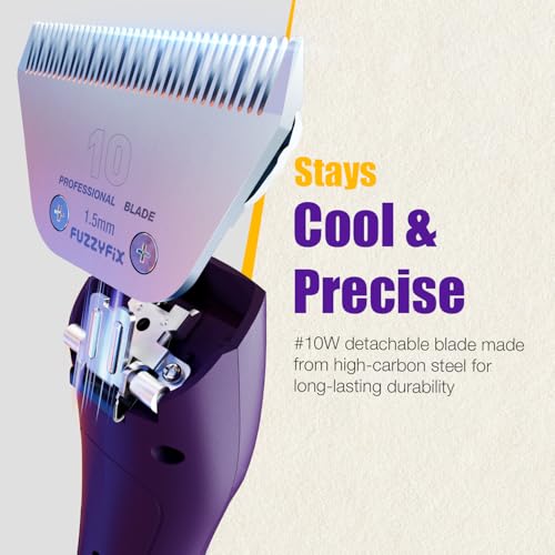 Professional Horse Clippers Cordless Detachable Wide Blade 2 Speed