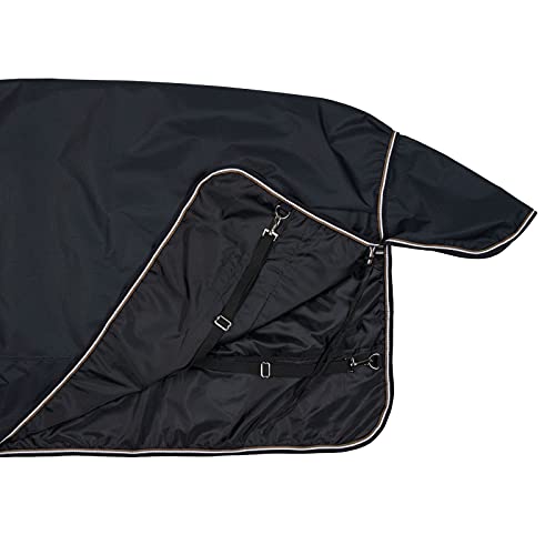 Horze Pony Glasgow Light Weight Turnout Blanket 100g - Dark Blue - 49 in - size: 49 in