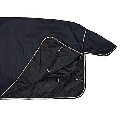 Horze Pony Glasgow Light Weight Turnout Blanket 100g - Dark Blue - 49 in - size: 49 in