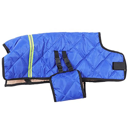 POPETPOP Calf Jacket Waterproof Windproof Winter Coat Livestock Warming Coat for Calves Easy Buckle Fit Warm Apparel for Cold Wet Pastures 42.51 X 33.46 in