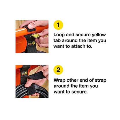 Twin-Straps by Wrap-It Storage - 16" (6-Pack) - size: 16" (6 Pack)