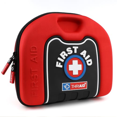 365 PCS First Aid Kit, Waterproof Well-Organized Medic Hard Shell EVA Case