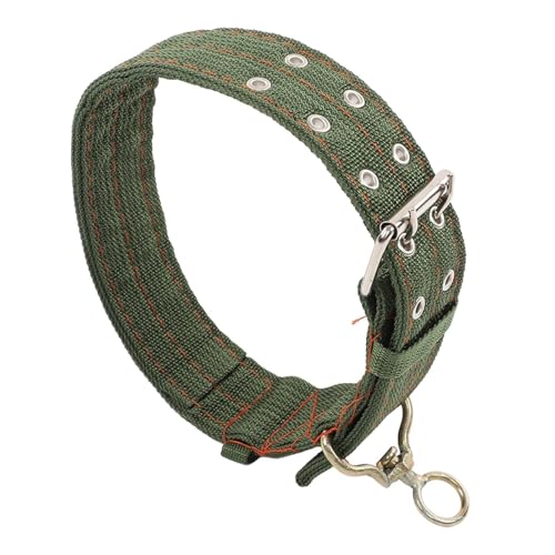Sheep Collar, Non-Slip Nylon Adjustable Goat Collar Livestock Neck Strap for Farm Ranch Calf Goat Cow Horse Sheep Small Animal Accessories, Total Length 30in (L) - size: L