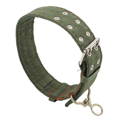 Sheep Collar, Non-Slip Nylon Adjustable Goat Collar Livestock Neck Strap for Farm Ranch Calf Goat Cow Horse Sheep Small Animal Accessories, Total Length 30in (L) - size: L