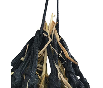 Majestic Ally 2”x2” Holes Highly Durable Very Sturdy 36" Hay Net with for Horses, Goat etc. - color: Black
