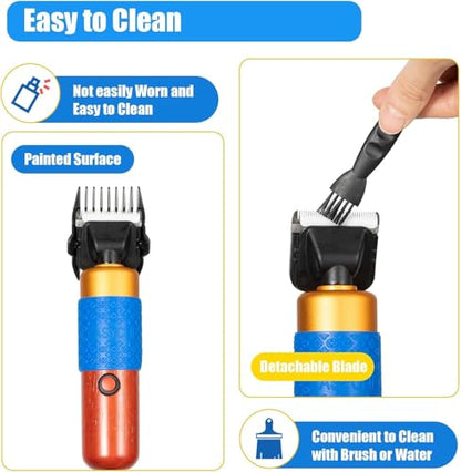 200W Electric Sheep Shears with Plug & 2 Blades, Professional Animal Clippers, Low-Noise & Safe Design for Sheep for Sheep, Alpacas, Dogs, Cat, and Pet Supplies