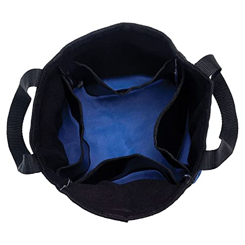 Dura-Tech Wash Tote Kit | Color Royal | Complete Horse Grooming Solution | High Absorbency Sponge Mitt | Curved Sweat Scraper | Jelly Scrubber | Mane & Tail Comb