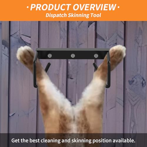 Meat Rabbit Dispatch Skinning Tool – Heavy Metal Rabbit Squirrel Small Game Skinning Gutting Tool for Humane Processing of Rabbits, Squirrels, and Other Small Animals - style: Skinning Tool