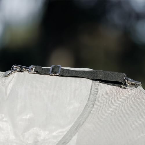 Schneiders Soft Interlock Mesh II Fly Neck Cover for Horses | 80% UV Protection & SilverTek Lining | Breathable & Durable | Insect Protection