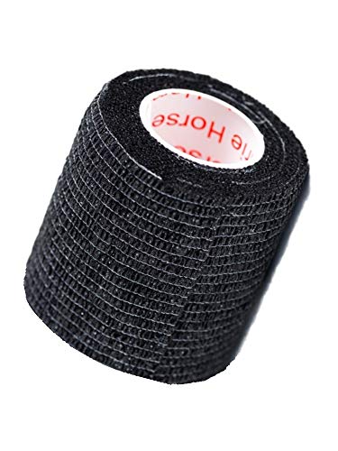 2 Inch Self Adhesive Bandage Wrap & Athletic Tape - 24Pk, Black - color: Black, size: 24 Rolls