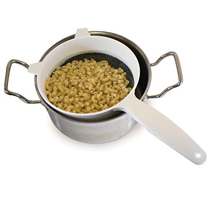 Norpro 2137 Stainless Steel Strainer, 7", White - size: 7"