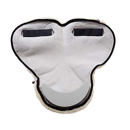 Werner Christ Horse Bareback Pad Premium Plus, Made of Real Sheepskin in Natural Size Full - color: Natural, size: Full