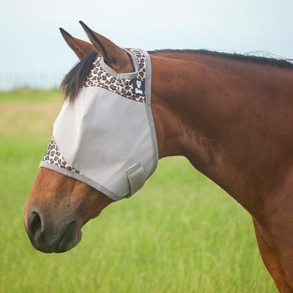 Cashel Crusader Fly Mask, Standard (Leopard, Arabian)