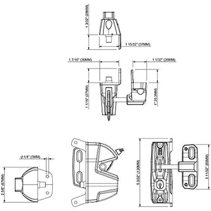 D&D LL3PWA LokkLatch Plus Gate Latch Lockable On Both Sides of Gate Black | Privacy gate latch, key lockable on both sides of the gate. Fits square frame post. Metal, wood, vinyl fence gates.