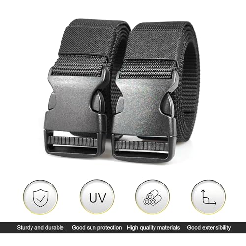 WZP 2PCS Car Battery Tie Down Straps, 39 Inch Battery Box Strap with Adjustable Buckle, Universal Batterys Hold Down for Cars Trucks SUVs Boats Luggage Belt