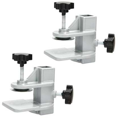 2Pack Pet Grooming Table Arms Clamp Metal, Heavy Duty Aluminium Alloy Dog Cat Hair Cut Holder Accessories Fixture Fixation (Inner Dia 22 * 22mm) - size: 0.2~1.1 In (2Pack)