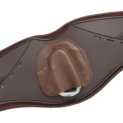 PROFESSIONAL'S CHOICE VenTECH Contoured Horse Jump Girth - color: Chocolate, size: 48"
