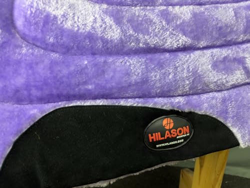 HILASON Western Endurance All Purpose Horse Fleece Saddle Pad - color: Purple