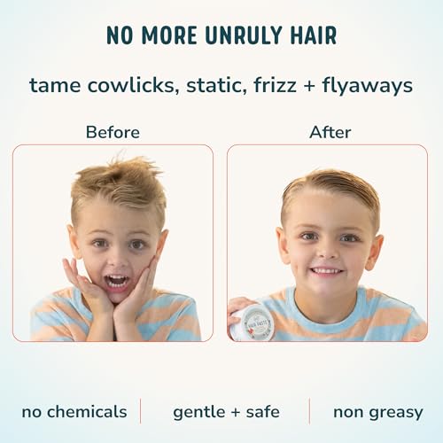 LANE & CO. Cradle Cap Brush Set, Baby & Toddler Hair Brush with Hair Paste | Baby grooming kit with soft goat-hair brush, hard-bristle brush, plant-based hair paste and cotton storage bag