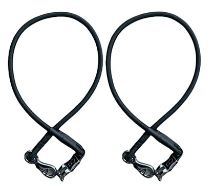 Majestic Ally Bungee Horse Trailer, Black - color: Black, size: 36 inch