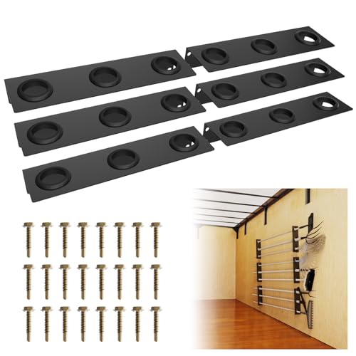Utility Trailer Tool Rack, 6Pcs 3 Hole Shovel Holder - size: 6Pcs 3 Hole Tool Rack