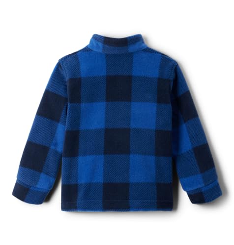 Columbia Kids Zing Iii Fleece - color: Mountain Blue Check, size: Large