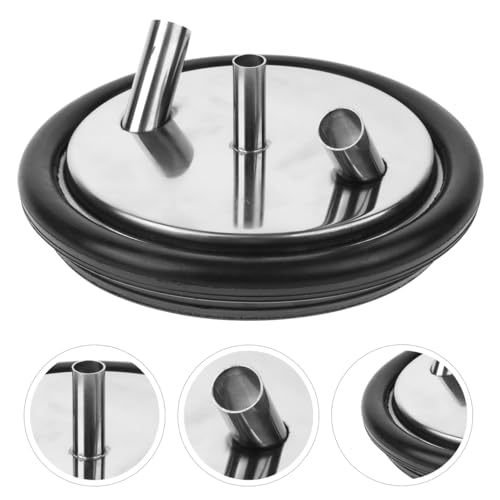 Milk Bucket Lid Professional Milking Machine Accessory Replacement Lid for Bucket Fits Milking Setup -Resistant Cover for Cow Milking Supplies 7.87 X 7.87 X 3.14 in