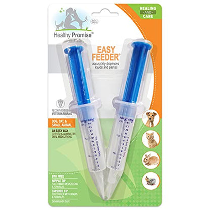 Four Paws Healthy Promise Easy Feeder Pet Feeding Syringe, 2 Count
