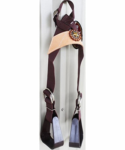 Horse Saddle Western Show Buddy Stirrups kids Child Youth Pony Rodeo 5138 - color: CO255