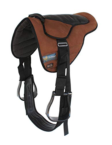 Horse Western Lightweight Neoprene Padded Bareback Saddle Pad 39186 - color: Brown, size: Pad: 24" L x 36" W