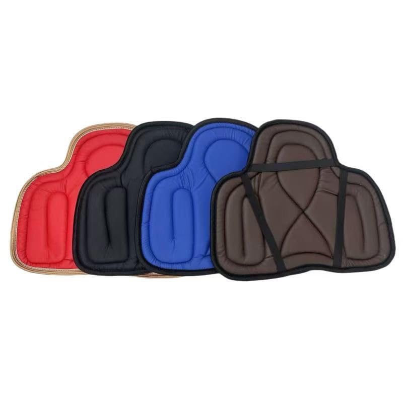 Saddle Tush Cushion Western Long Saddle Pad Horse Riding Seat Saddle Cushion Pad - color: BROWN