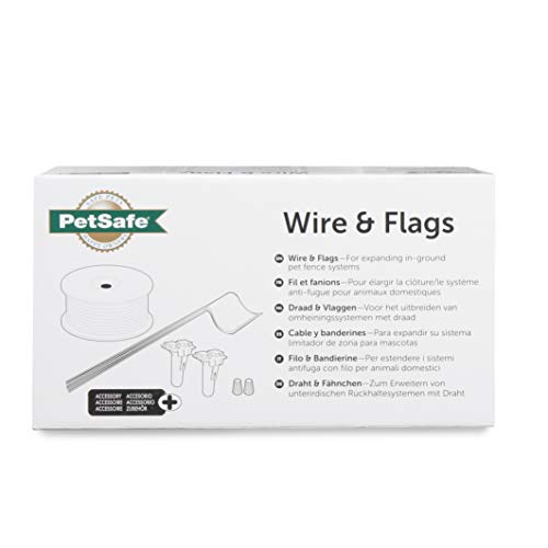 PetSafe In-Ground Fence Wire and Flag Kit, Expand Up to 1/3 Acre