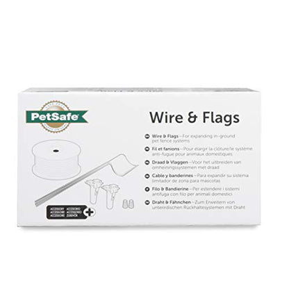PetSafe In-Ground Fence Wire and Flag Kit, Expand Up to 1/3 Acre