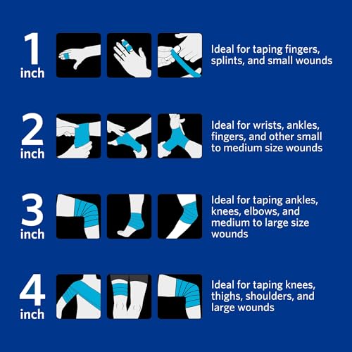 OVIK Health CoFlex NL – Self-Adhering Elastic Bandage – Non-Latex – First Aid – Comfortable and Gentle – White, 2 inch, 2 Rolls - size: 2 Inch - 2 Count, style: White