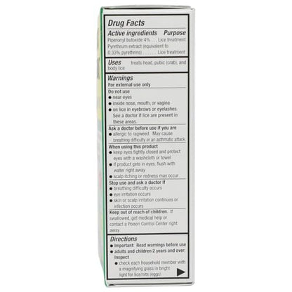 Mata Piojos Lice Shampoo, Maximum Strength Treatment, 2-Pack | Eliminates Head and Body Lice, 2 Fl Oz, Includes Comb, For Kids and Adults