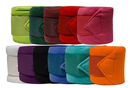Fleece Polo Wraps w/Velco Closure - color: Black